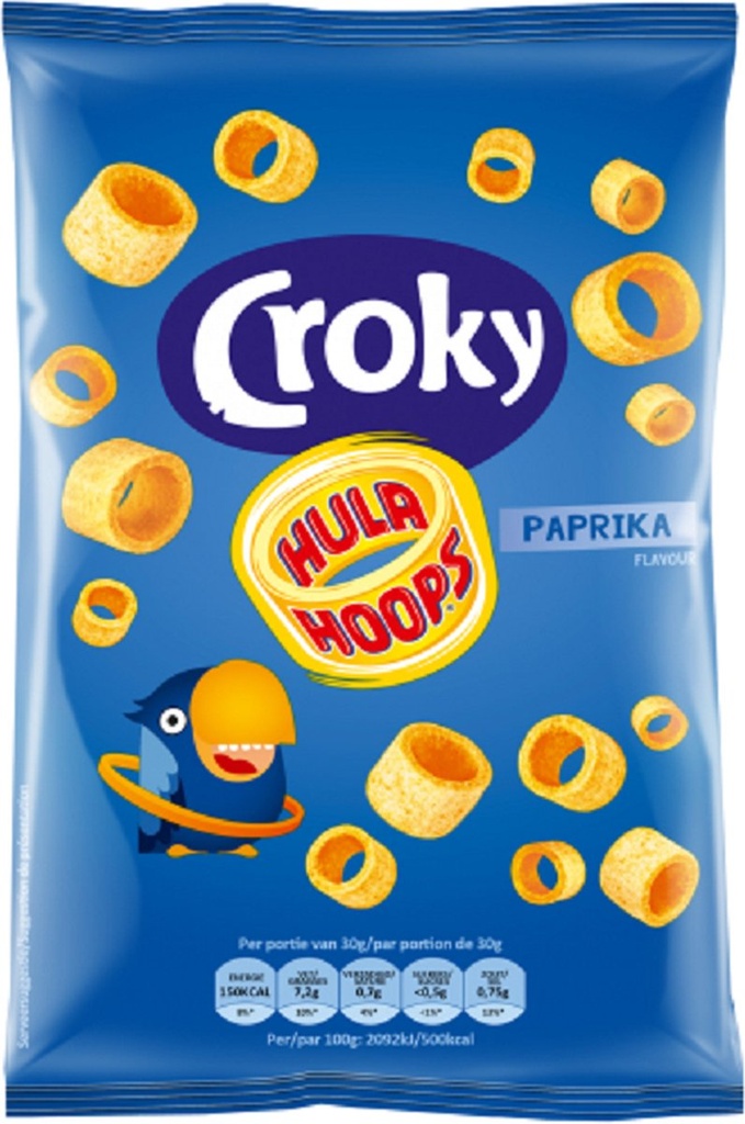 Croky Hula Hoops Paprika 75Gr