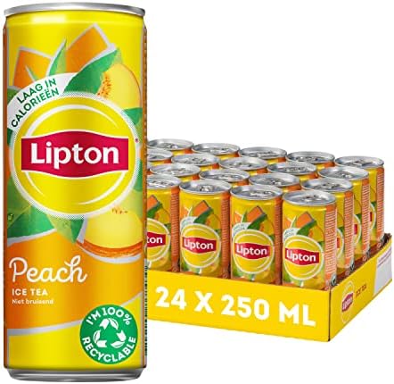 Tray Lipton Peach Sparkling 33CL 24 Canettes