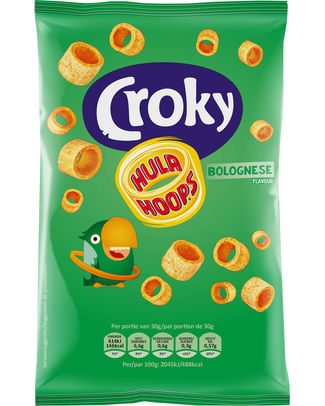 Croky Hula Hoops Bolognese 75Gr