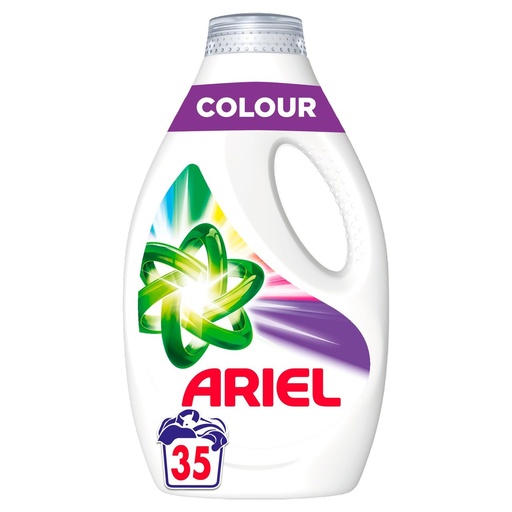 ARIEL Liquide Brillance Couleur 1225 ML – 35sc 