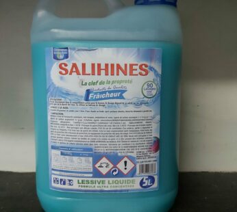 Lessive Liquide Salihines Fraîcheur (90 lavages) 5L