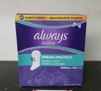 Always Dailies Fresh & Protect Absorbants Normaux 60 pièces