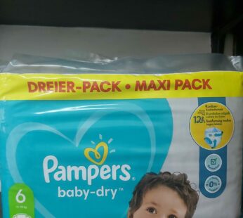 Pampers Baby-Dry Maxi Pack N°6 (13-18 KG) 82Pièces