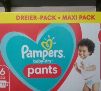 Pampers Baby-Dry Pants Maxi Pack N°6 (15 KG + ) 72Pièces