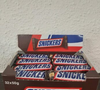 Carton Snickers 32 Pièces De 50Gr