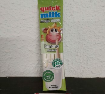 Quick Milk Paille Banane 5 Pieces 30Gr