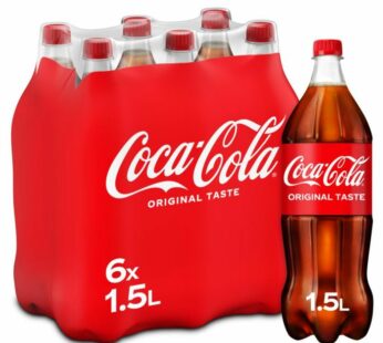 Tray Coca-Cola Regular Original Taste 1.5L Pack 6 Bouteilles