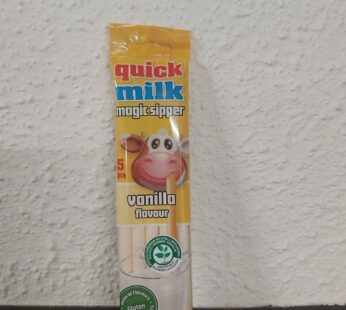 Quick Milk Paille Vanille 5 Pieces 30Gr