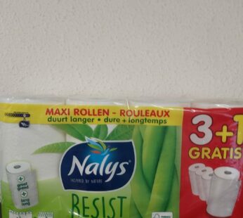 Nalys Essuie Tout Maxi Rouleaux Super Resist 4 Rouleaux