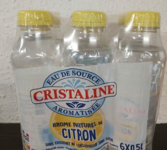 Eau De Source Cristaline Aromatisée Goût Citron 6X500ML