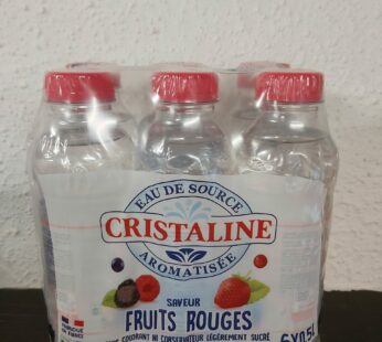 Eau De Source Cristaline Aromatisée Fruits Rouges 6X500ML