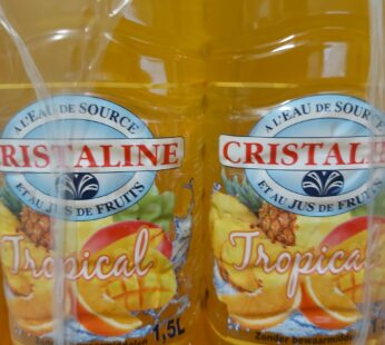 Eau De Source Cristaline Aromatisée Fruits Tropical 6X1.5L