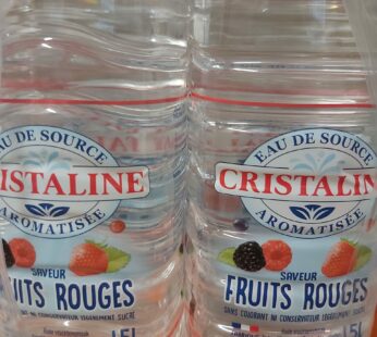 Eau De Source Cristaline Aromatisée Fruits Rouges 6X1.5L