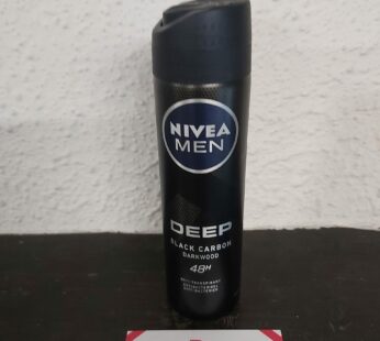 Nivea Men Déodorants Deep Black Carbon Darkwood 150ML
