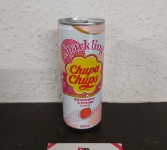 Chupa Chups Sparkling Strawberry & Cream 250ML