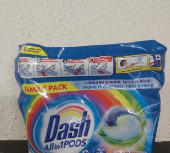 DASH Pods « All in 1 » Couleurs Eclatantes 60 Pods