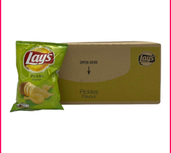 Carton Lay’s Chips Saveur Pickles 20 Pièces De 40G