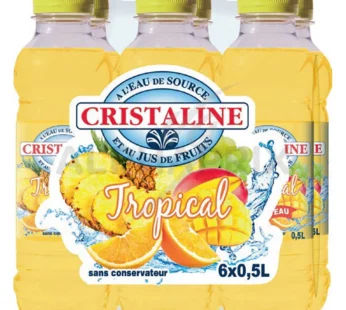 Eau De Source Cristaline Aromatisée Fruits Tropical 6X500ML