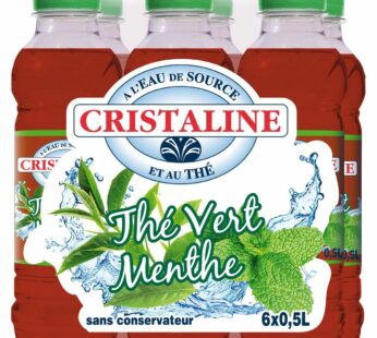 Eau De Source Cristaline Aromatisée Fruits Thé Vert Menthe 6X500ML