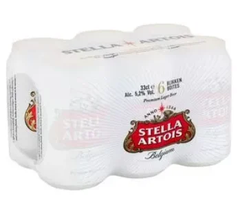 Tray Stella Artois 33CL 6 Canettes