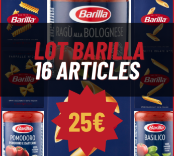 Lot Barilla 16 Articles à Prix Plancher