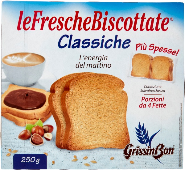 Biscotte Fresche Biscottate GrissinBon - Paquet 250G