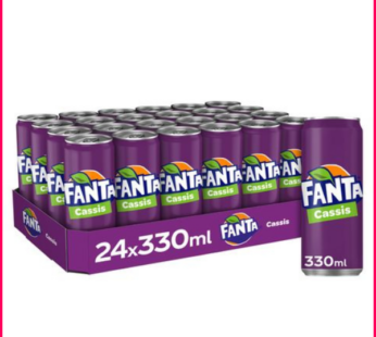 Tray Fanta Cassis 33CL 24 Canettes