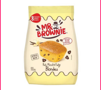 Mr. Brownie Sachet 8 Pieces Pepite Chocolat Brownies 200G
