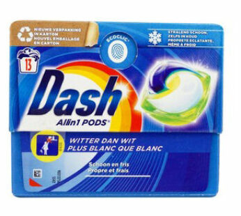 Dash Pods « All In 1 » Plus Blanc Que Blanc – 13 X 22,1 Gr