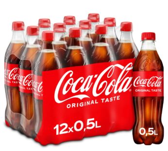 Tray Coca-Cola Regular Original Taste 0.500ML Pack 12 Bouteilles