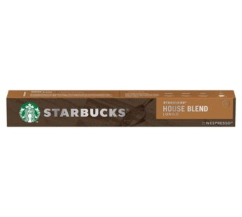 Nespresso Starbucks House Blend Lungo Coffee Pods (Pack De 10)