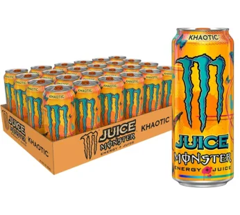Tray Monster Energy Juice Khaotic 50CL 24 Canettes
